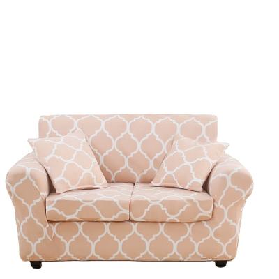 China Modern New design L shape 1.2.3 .4 SEAT printed Durable Thick slipcover stretch elastic sofa set cover for sale