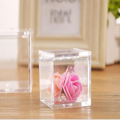 China Morden the plastic transparent cube produced by the original factory is a flower box for sale