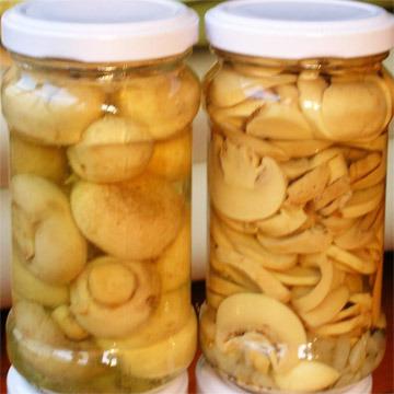 China Canned button mushroom canned p and s in brine for sale