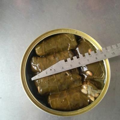 China Canned stuffed grape leaves with rice for sale