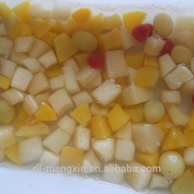 China Canned canned tropical fruit salad in the glass jar for sale