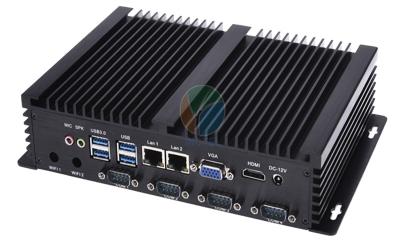 China Fanless Itx Case Barebone Mini PC Computer HTPC Media Center with RAM / SSD for sale