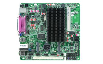 China 1.86G Low Power Fanless Intel Dual Core Motherboard / Single Channel Intel Atom N2800 Motherboard for sale