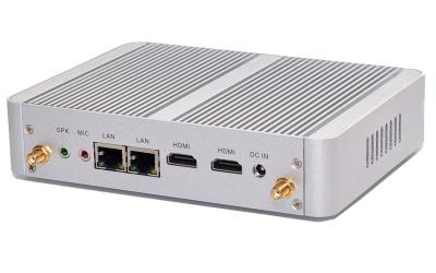 China Dual HDMI Dual Lan 5th Intel Celeron Processor N3150 Fanless HTPC Living Room Mini PC Computer for sale