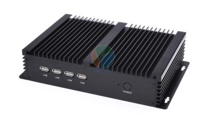 中国 Intel Celeron 1037u USB 3.0 二重ギガビット LAN の Embeded の Fanless 産業小型 PC 販売のため