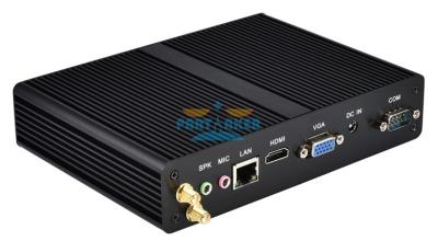 China NUC Fanless HTPC Mini PC Case N3510 2.0 GHz HD 2 COM Ports Small Computer for sale