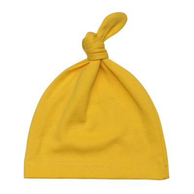 China Amazon ebay style baby eco cotton European and American warm hat kids knotted multicolor knit hat for baby snap back baby hats for sale