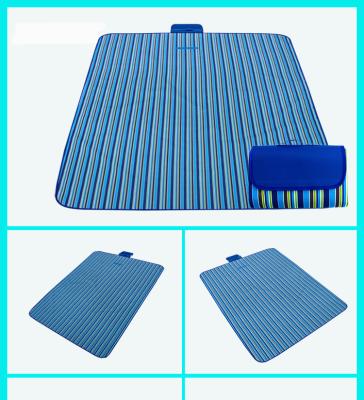 China Polyester Fiber Picnic Mat Foldable Custom Design Beach Durable Portable Waterproof Mat 120x150CM for sale