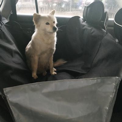 China Waterproof Travel 600D Oxford Dog Car Seat Cover Bench Supporting Car Cover For Non-slip Pets for sale