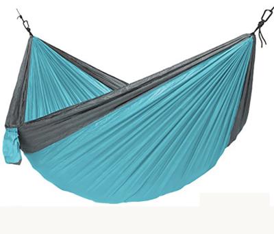 China Hot Sale Outdoor Portable Camping Hammock 300*200cm Nylon Hammock Waterproof for sale