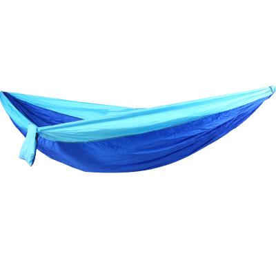 China Waterproof portable hammock. 220*90cm Ultralight Military Outdoor Nylon Fabric Outdoor Furniture OEM/ODM 0.38kg Color Modern for sale