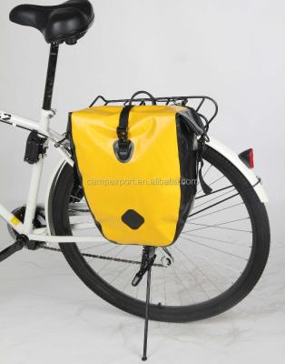 China High Quality Bicycle Bag PVC Tarpaulin Waterproof Bicycle Pannier Bag for sale