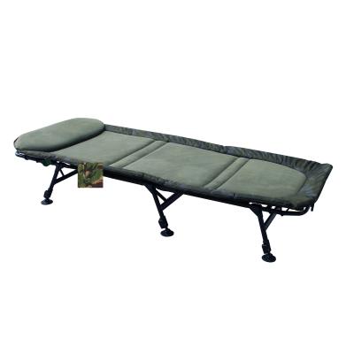 China Fishing Bed Outdoor Seating Portable Fishing Chair | XL Heavy Duty Camping Cot | Adjustable Back Rest and Legs Bedchair | Storag Integrated Tool Bag Tackle for sale