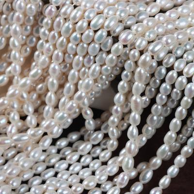 China Jewelry Making DIY Earring Bracelet Necklace Natural Highlight Oval Freshwater Beads Loose Beads Accessories For Jewelry Making for sale