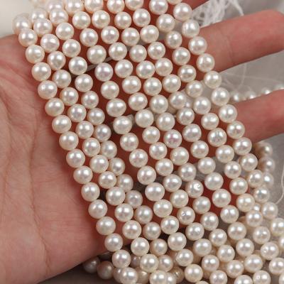 China 2022 Pearl Jewellry Factory Wholesale Natural Freshwater Pearl Luster Baroque Near Round Akoya Cultured Pearl Pendant for sale