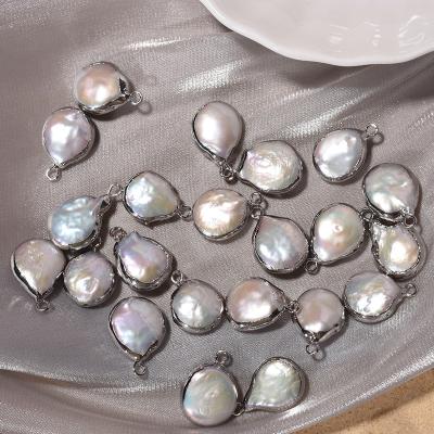 China Diy Jewelry Accessories Silver Pendant Earrings Jewelry Decoration Edging Natural Freshwater Beads Baroque Water Drop Loose Beads for sale