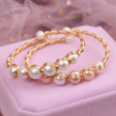 China Luster Real Natural Fresh Water Sensitive Cultivated Pearl Bead Bracelets Wholesale Bracelets Adjustable Bracelets for sale