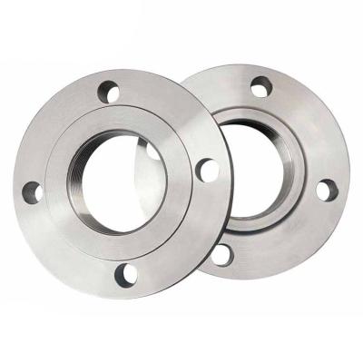 China Hot Selling Popular Customized Construction Stainless Steel Threaded Flange Forged Threaded Drain Fittings for sale