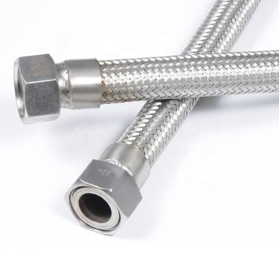 China Stainless Steel Flexible Hose Industrial Corrosion Resistant Wire Braided Hose End Fittings Customized Inox Flexible Tube for sale