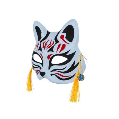 China Manufacturer Supplier 2021 New Painted Children's Party Prom Props Half Face Cat And Fox Face Cover for sale