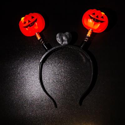 China 2021 Wholesale Good Quality Luminous Halloween Headband Christmas New With Lamp Head Buckle for sale