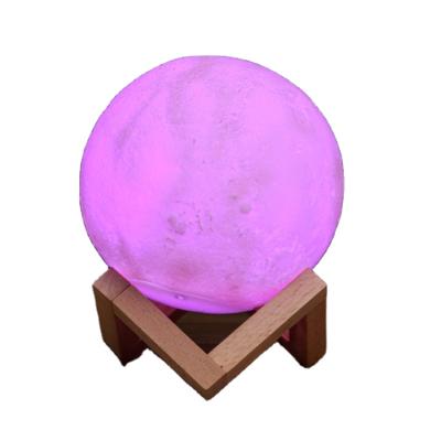 China Change the lights in one shot 16 kinds of starry night light touch ball sky light hot sale transformations moon design 3D printing light gift for sale