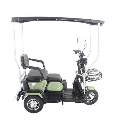 China 500W Passenger Trike Three-Seat Adjustable Electric Tricycle Small Household Electric Scooter for sale