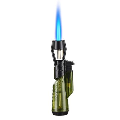 China CLASSIC Straight In Inflatable Windproof Candle Gun Direct Blue Flame Charge Outdoor Lighter for sale