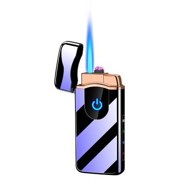 China CLASSIC Custom Plasma Rechargeable Gas Igniter DK-TH791 Logo Windproof Electric Arc Lighter USB for sale