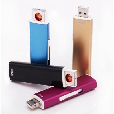 China New Year Minimalist Mini Heat Coil Cigarette Lighter Windproof No Gas USB Flameless Custom Electric Lighter for sale