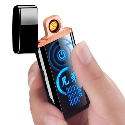 China Custom Electronic Portable Thin Finger Touch Screen USB Rechargeable LED Heating Coil Igniter for sale