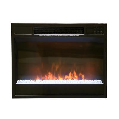 China hot sale 6 flame effects 23 inch modern electric fireplace classic flame fireplace with heater for sale