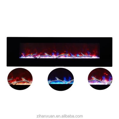 China Factory Wholesale Modern Indoor Decorative Electric Fireplace LED Wall Mounted Electric Fireplace Heater for sale