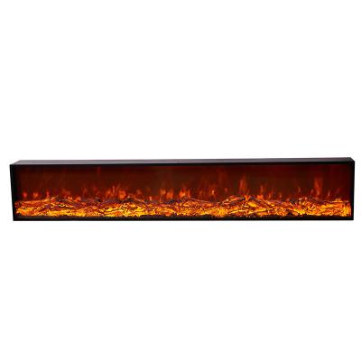 China 79 Inch Modern Luxury Multicolor Flame Home Fireplace Recessed Electric Fireplace 1500W for sale