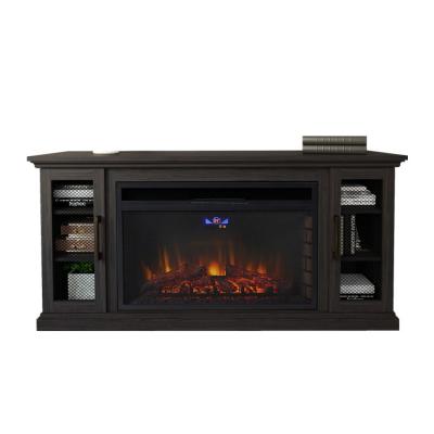 China Hotel 58 Inch 1500W LED Interior Decorative Heated Flame Electric Fireplace for sale