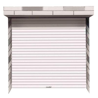 China High security aluminum alloy rolling door villa store garage install electric remote control rolling door for sale