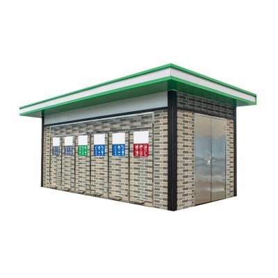 China Termal Insulation Layer Environmental Protection Station Garbage Matching Station Steel Structure Garbage Room Property Community Garbage Room for sale