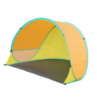 China Diagonal tying type - 1 - 2 person camping tent outdoor automatic portable camping tent beach camping tent for sale