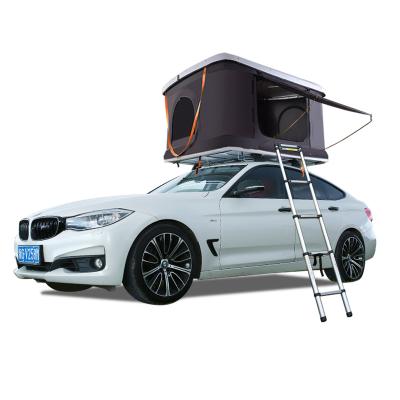 China Diagonal Tethering Type - 1 - 2 Person Retractable Folding Car Roof Top Tent Car Garage Top Tents for sale