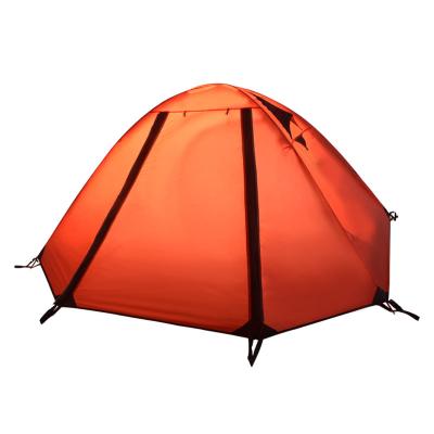 China Diagonal tie type outdoor portable waterproof camping tent camping equipment double camping tent for sale