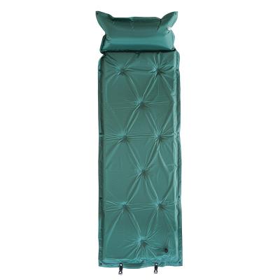 China Outdoor Camping Boosting Traveling Hot Selling Four Season Outdoor Self Inflating CarThick Sleep Protection Foam Warm Camping Mat With Pillow for sale