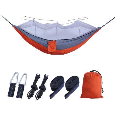 China Colorfull Lightweight/Durable/Portable Camping 300kg Nylon Carrier Hammock With Mosquito Net for sale