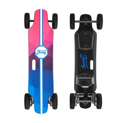 China Hot Selling Durable/Portable Professional Four Wheel Electric Skateboard Deck Skateboard Longboard Custom Graphic Dual Skateboard 1000W*2 Drive for sale