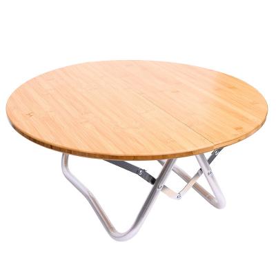 China Contemporary Cheap Outdoor Picnic Folding Table With Metal Legs Folding Portable Round Folding Table for sale