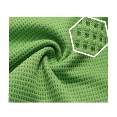 China Wicking New Design Comfortable 100% Polyester Woven Fabric Soft Waffle Fabric With Wicking for sale