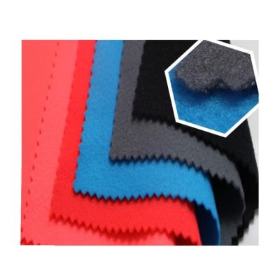 China Eco Friendly wicking polyester pique fabric from 4 way mechanical stretch fleece fabric suppliers with 4 way mechanical stretch wicking and anti-pilling for sale