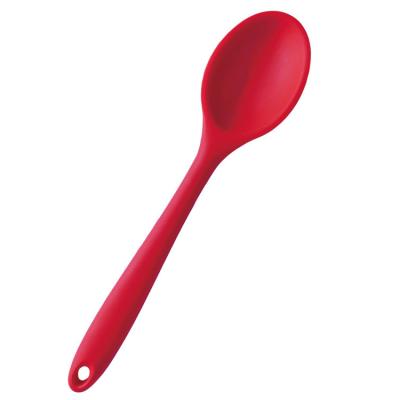 China Sustainable Large Size Silicone Spoon For Cooking And Baking for sale