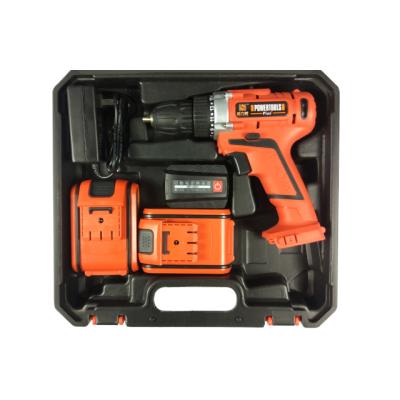 China 21V lithium battery double electric drill machine sub team leader cordless drill powert electric gun lithium battery for sale