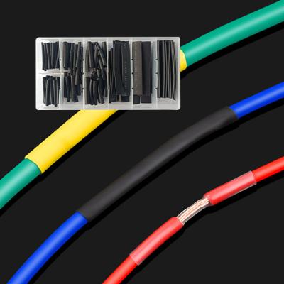 China Customizable Shrink Electrical Tube Heat Black Performance Wire Car Electrical Cable Sleeving Kits for sale