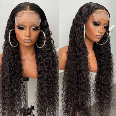 China Water Wave Water Wave 13*4Lace Front Wigs 100% Human Hair Wigs For Women 5x5 HD Lace Closure Wigs Natural Color 10-24 inch for sale